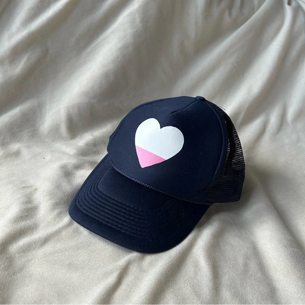 Sundry Heart Navy Blue Trucker Hat